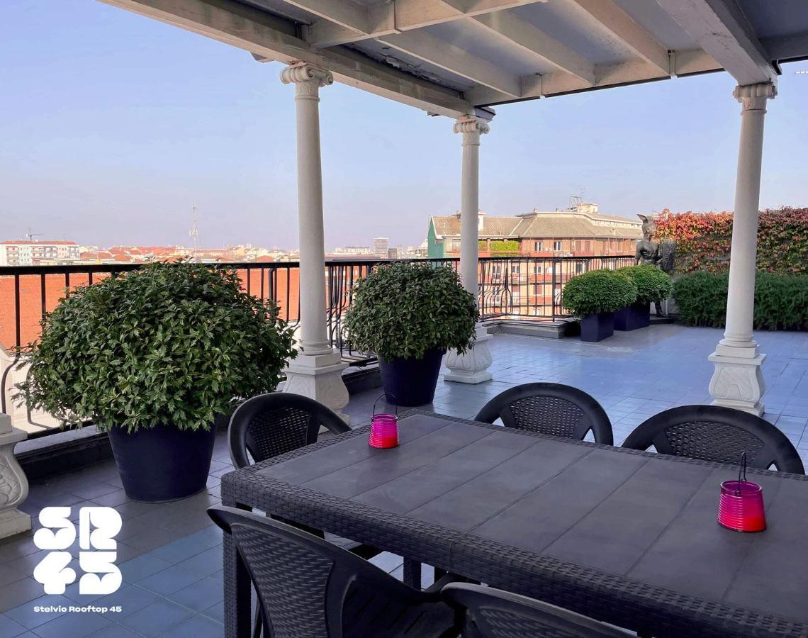 Stelvio Rooftop - Penthouse Skyline With Terrace And Jacuzzi Mailand Exterior foto