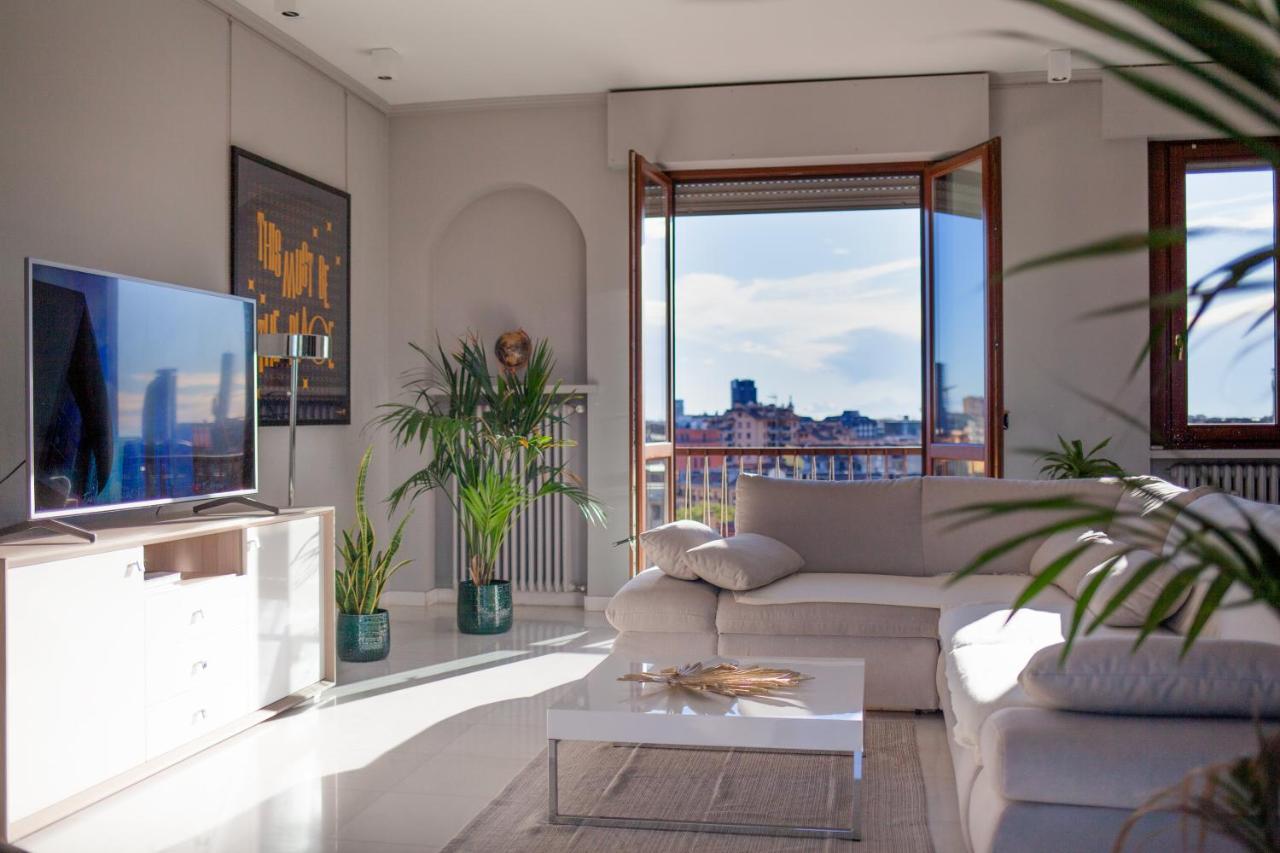 Stelvio Rooftop - Penthouse Skyline With Terrace And Jacuzzi Mailand Exterior foto