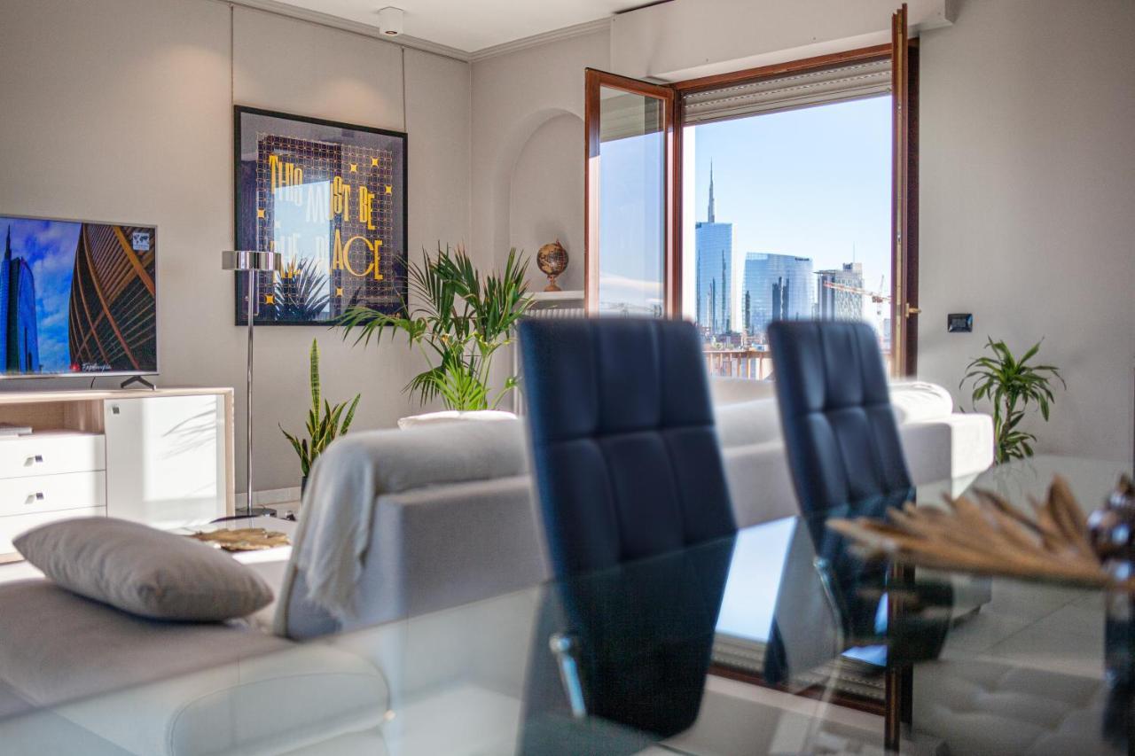 Stelvio Rooftop - Penthouse Skyline With Terrace And Jacuzzi Mailand Exterior foto